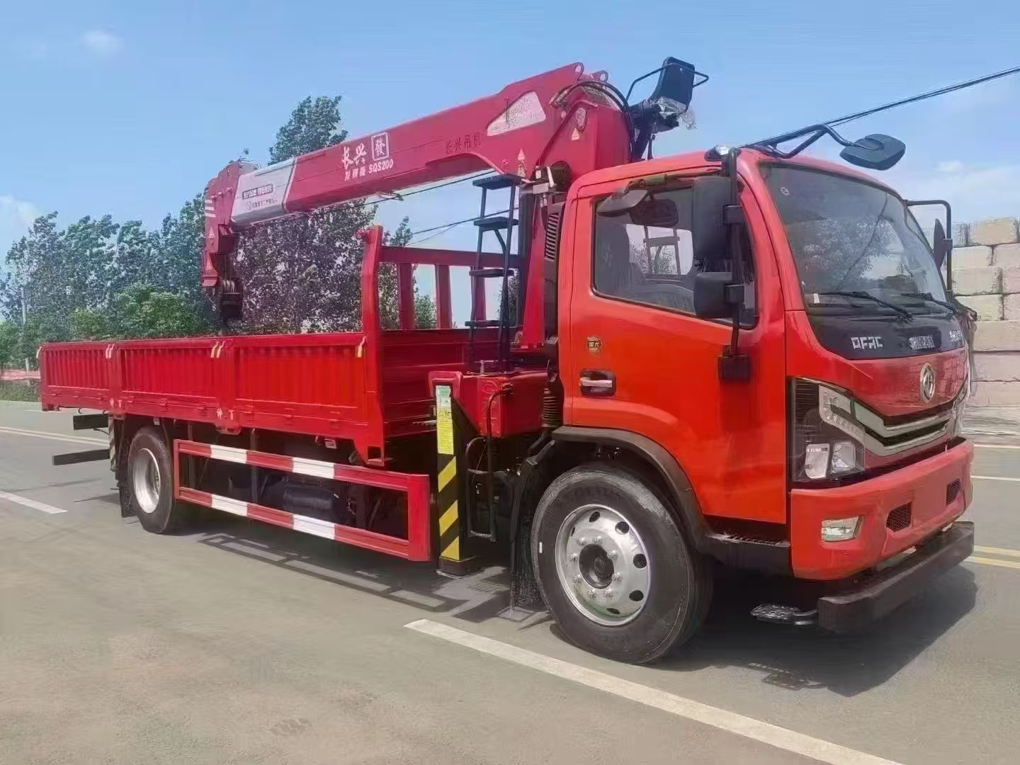 Low Price Straight Boom Crane 6ton 7ton 8ton 9m 10