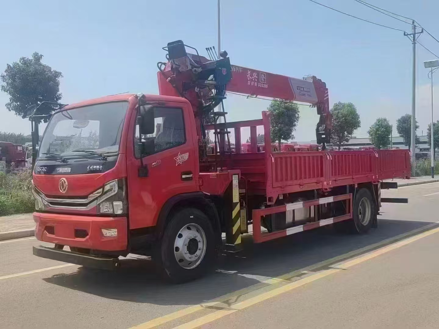 Low Price Straight Boom Crane 6ton 7ton 8ton 9m 10