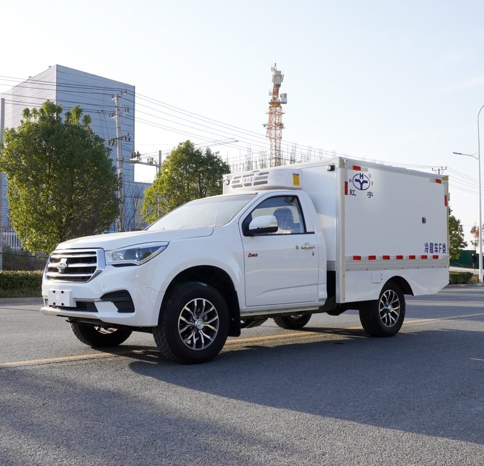 ISUZU Pickup Cheap Price Refrigerated Van Truck EURO 2 3 4 5 LHD RHD Frozen Foods Dairy Fruits Vegetablesvaccine Drug