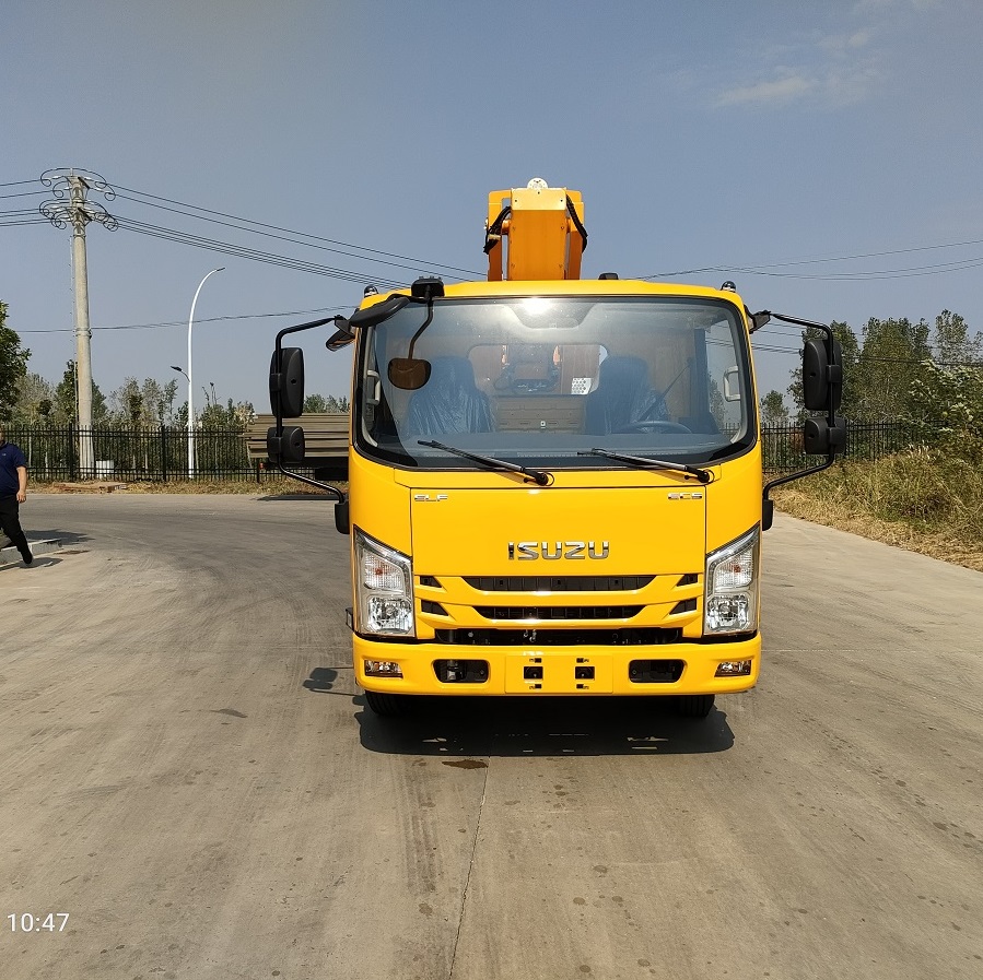 Factory Price Direct Sinotruk Shacman Faw HOWO Iisuzu 34m 38m 30m Telescopic Boom Bucket Truck Telescopic Boom Aerial Working Lift Platform Truck