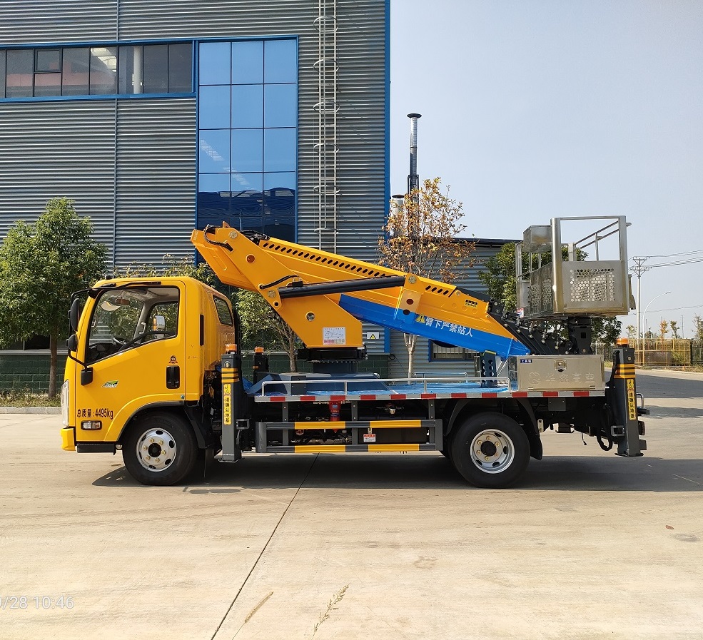 Factory Price Direct Sinotruk Shacman Faw HOWO Iisuzu 34m 38m 30m Telescopic Boom Bucket Truck Telescopic Boom Aerial Working Lift Platform Truck