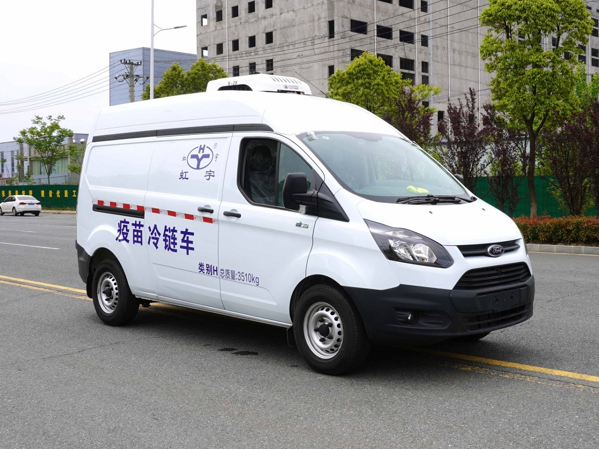 JMC Ford Mobile 1-2ton Special Use Drugs Freezer Bread style Cargo Refrigeratd Van for Vaccine