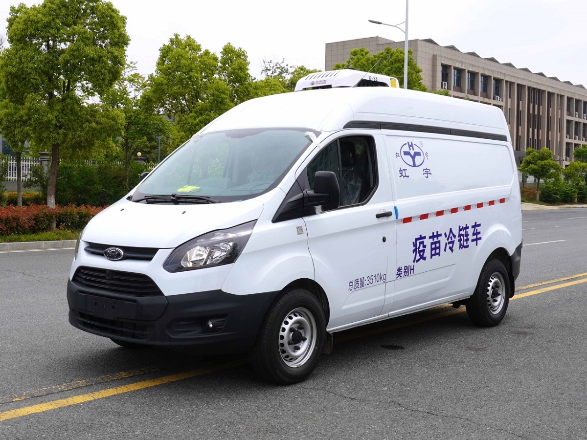 JMC Ford Mobile 1-2ton Special Use Drugs Freezer Bread style Cargo Refrigeratd Van for Vaccine