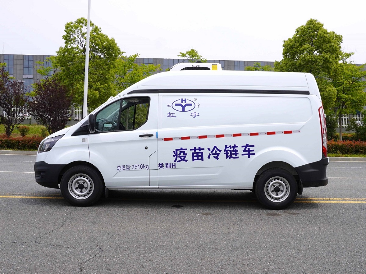 JMC Ford Mobile 1-2ton Special Use Drugs Freezer Bread style Cargo Refrigeratd Van for Vaccine