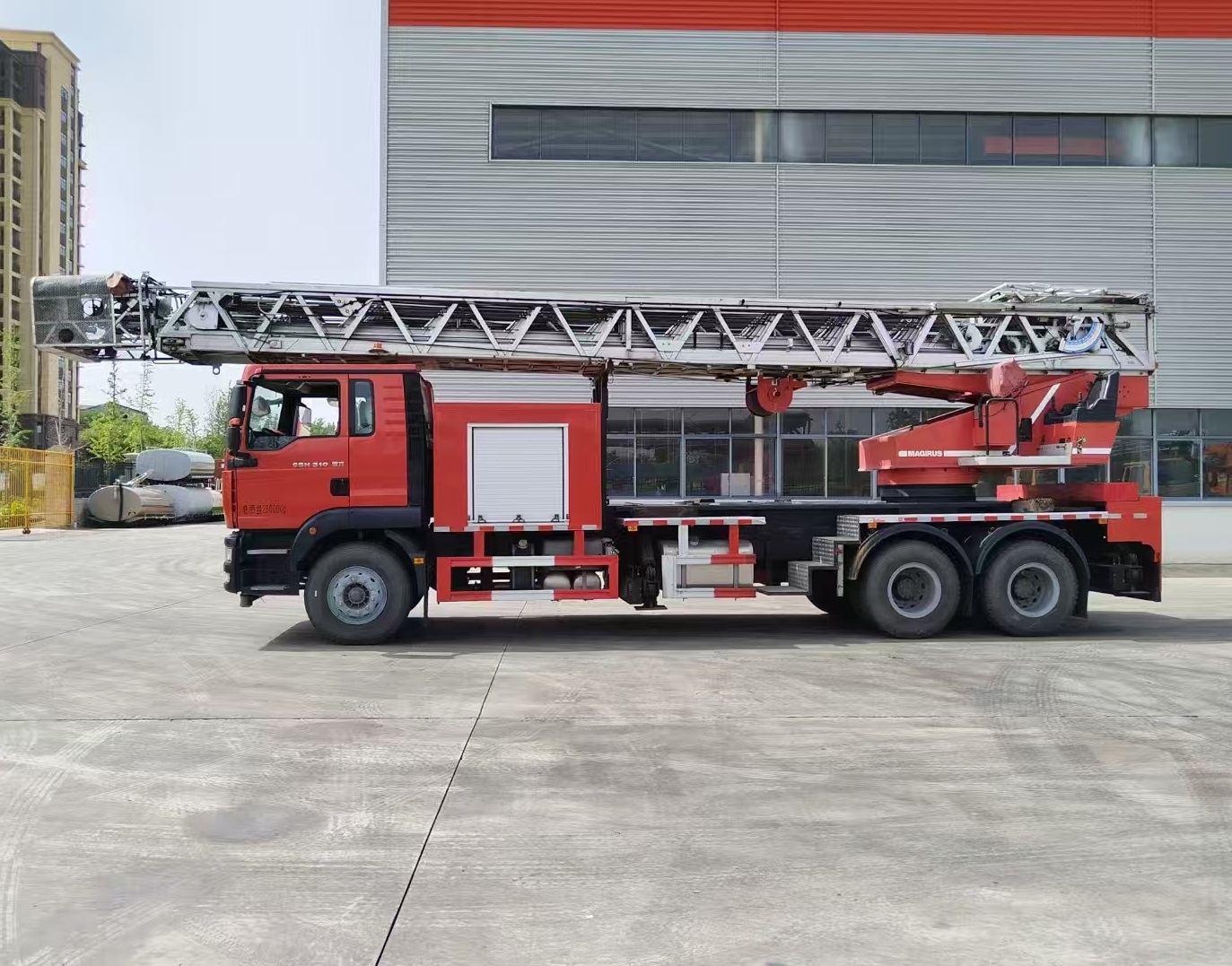 Sinotruk Sitrak Used 53meters High Altitude Operation Truck Aerial Manlift Work Platform Truck for Sale